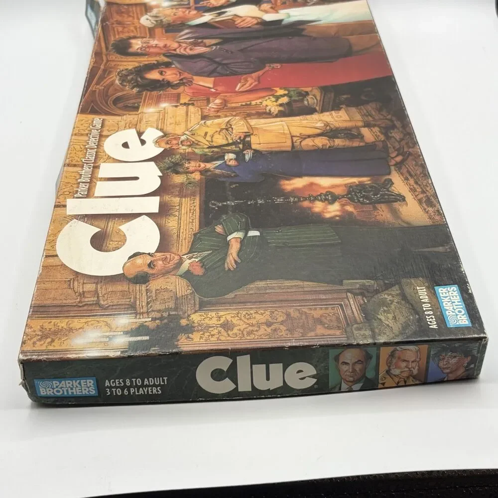 Clue - Parker Brothers - Classic Detective Board Game - Complete - Vintage 1996